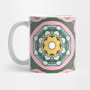 Colorful Indian Mexican Ethnic Oriental Rug Mandala Boho Pattern Mug